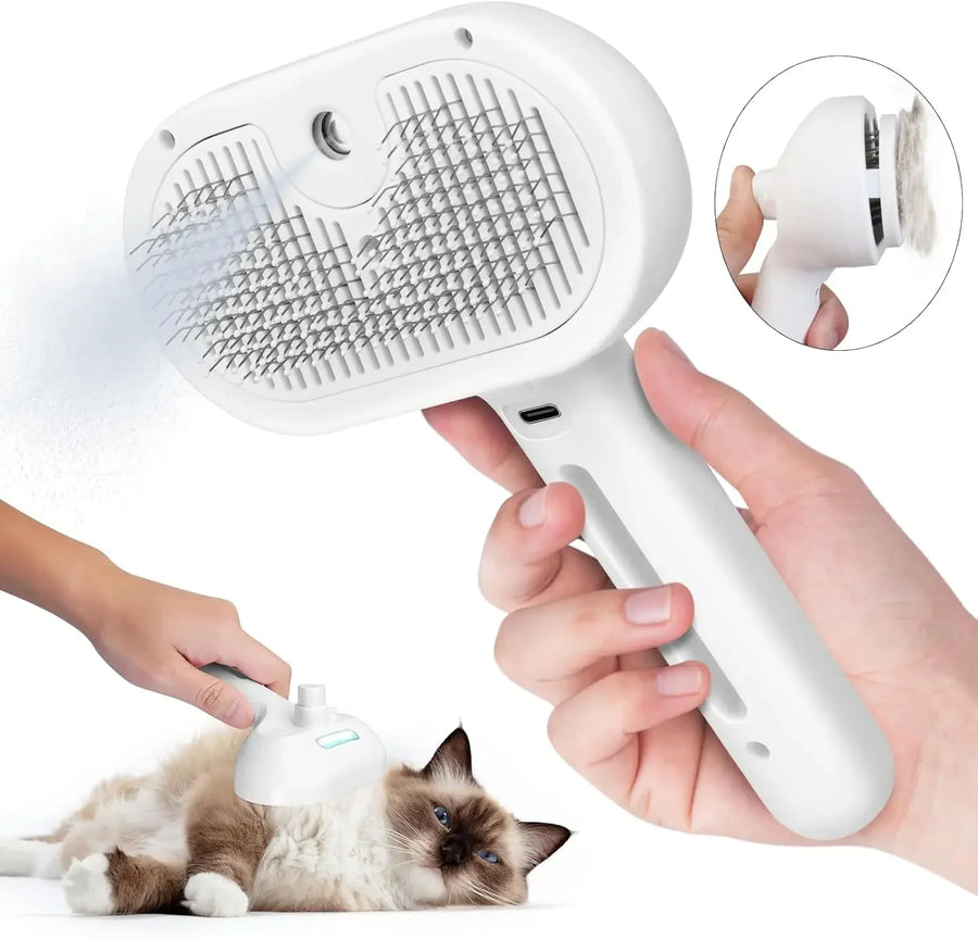 Brosse nettoyante pour chiens et chats