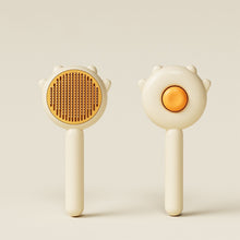Brosse de massage pour chat et chien – jaune