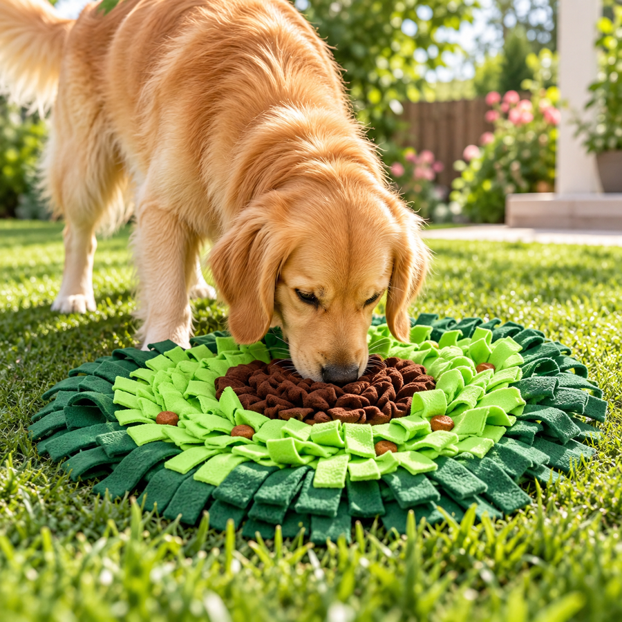 Tapis de fouille pour chien – jeu d’odorat interactif