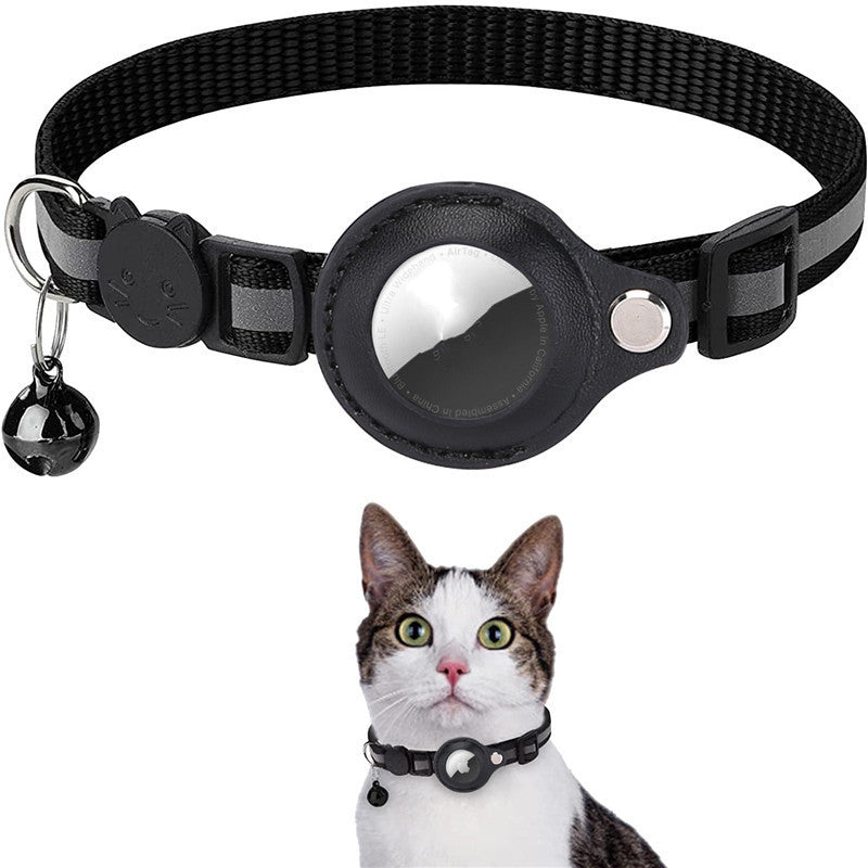 Collier réfléchissant pour chat avec support AirTag
