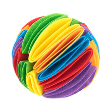 Balle de fouille pliable pour chat et chien