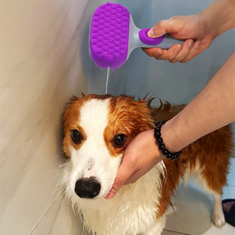 Brosse de bain douce pour chiens et chats