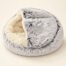 Couchage douillet 2-en-1 pour chat