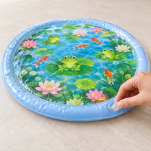 Tapis rafraîchissant à eau pour chat – motif étang, 65 cm