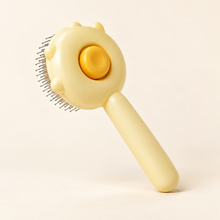 Brosse de massage pour chat et chien – jaune