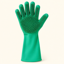 Gant de toilettage en silicone pour chien et chat